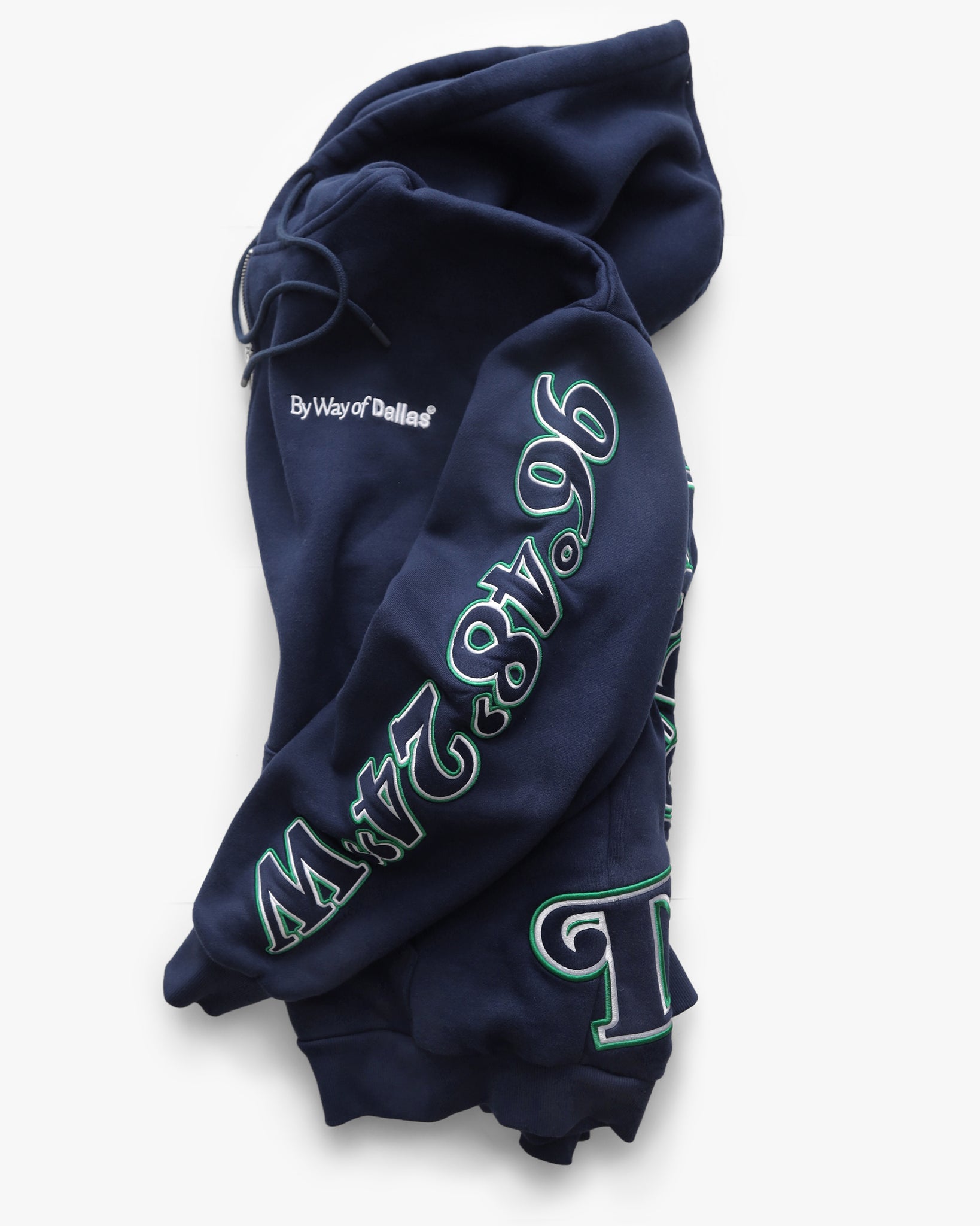 By Way of Dallas Big Logo Zip Hood